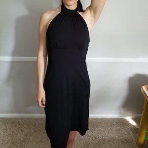 Byer 13 California Black High Neck Halter Dress